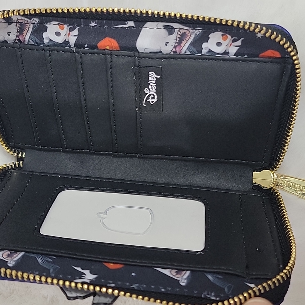 Loungefly Disney Nightmare Before Christmas Jack Skellington House Zip Wallet - Picture 5 of 8